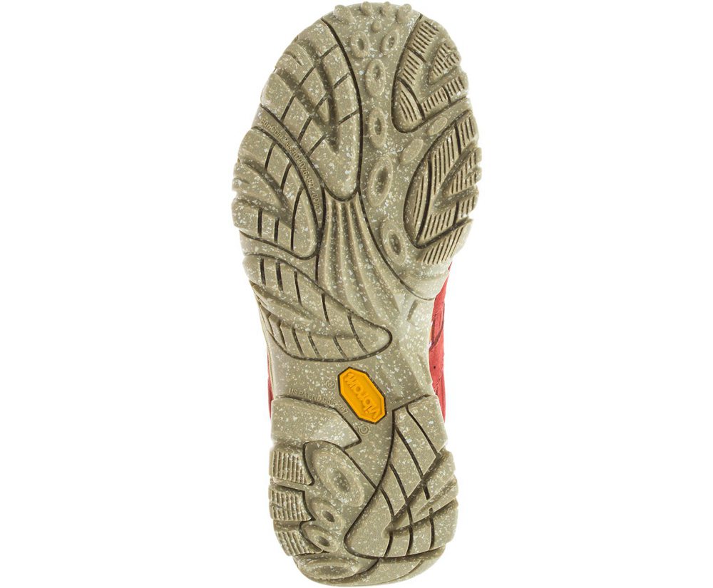 Kozaki Merrell Damskie Pomarańczowe - Moab 2 Mid Eco Waterproof X Outdoor Voices - 269814-GCQ